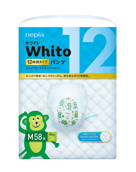 Windeln Nepia Whito M58 12H 7-10kg